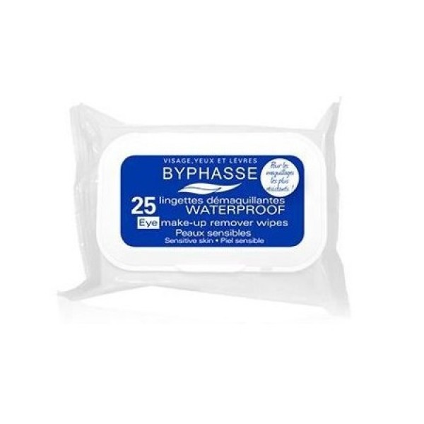 Toalhitas Desmaquilhantes Rosto e Olhos Byphasse 25 Unidades